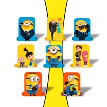 8 Display Decoração Meu Malvado Favorito Festa Aniversário