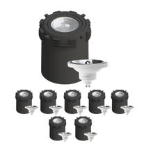 8 Embutido Gravity + Lâmpada AR111 LED 12W 4000K 765lm