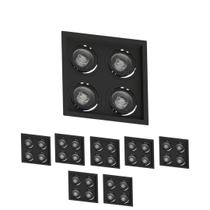 8 Embutido Recuado P/ 4 Lâmpadas AR111 Preto Save Energy 8 Embutido Recuado P/ 4 Lâmpadas AR111 Preto Save Energy