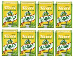 8 Erva Mate Tereré BARÃO ABACAXI E HORTELÃ Sem Glúten 500 g