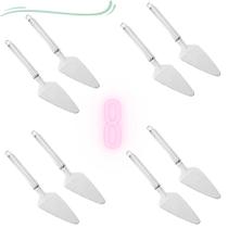 8 Espátulas De Cortar Bolo Em Aço Inox Utensílios Luxo 8 Espátulas De Cortar Bolo Em Aço Inox Utensílios Luxo