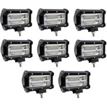 8 Farol de Milha LED 72W LUMI-2238 jeep 4x4 caminhonete