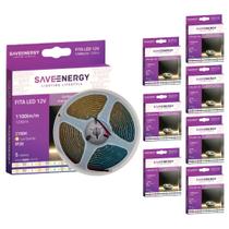 8 Fita Led 2700k Tom Quente 5m 12w 1100lm Ip20 12v