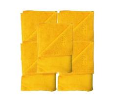 8 flanelas de microfibra dual loop 360gsm 40x60cm kers