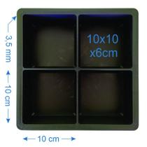 8 Forma De Piso Paver Bloquete Meio Tijolinho 6cm