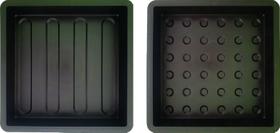 8 Forma De Piso Paver Tátil Direcional + 2 Alerta 30x30x4cm