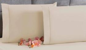 8 Fronhas Avulsas Percal 200 Fios Algodão Ponto Palito Palha