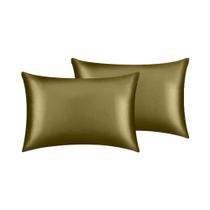 8 Fronhas De Cetim Seda Cobre Anti Frizz Alto Brilho