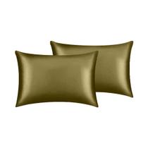 8 Fronhas De Cetim Seda Cobre Anti Frizz Alto Brilho