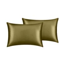 8 Fronhas De Cetim Seda Cobre Anti Frizz Alto Brilho