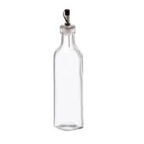 8 Galheteiro Transparente 300ml Com Dosador Vinagre Azeite