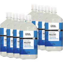 8 Gel Contato Para Eletroterapia Neutro 1,1KG Dagua natural