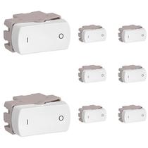 8 Interruptor Bipolar 10A 250V Schneider Miluz S3B72040 8 Interruptor Bipolar 10A 250V Schneider Miluz S3B72040