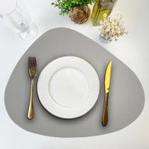 8 Jogo Americano Dupla Face Sousplat Couro PVC Organico Vr