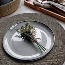 8 Jogo Americano Redondo Napoli Fendi Impermeável Pvc