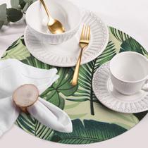 8 Jogo Americano Redondo PVC Mesa Posta Costela Adão 8 Jogo Americano Redondo PVC Mesa Posta Costela Adão