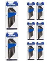 8 Jogo De Chave Hexagonal Longa 3/32 A 3/8 Gedore 8 Peças