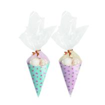 8 Kit Mini Cones Para Festa Sortido Chá Das Meninas Decoração Festas - Cromus