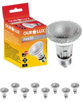8 Lâmpadas Halógenas Ourolux PAR20 50W 220V E27 Luz Quente 2800K Amarela 8 Lâmpadas Halógenas Ourolux PAR20 50W 220V E27 Luz Quente 2800K Amarela