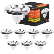 8 Lâmpadas Led Ar111 10w Bivolt Gu10 2700k 950lm Ledvance 8 Lâmpadas Led Ar111 10w Bivolt Gu10 2700k 950lm Ledvance