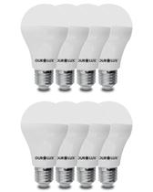 8 Lâmpadas Led Bulbo Ourolux A60 Base E27 15w Bivolt Cor da Luz Branco Quente Amarelada 3000k