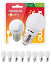 8 Lâmpadas LED S30 Bolinha G45 4W Bivolt Cor da Luz Amarelada 2700K Branco Quente Ourolux 8 Lâmpadas LED S30 Bolinha G45 4W Bivolt Cor da Luz Amarelada 2700K Branco Quente Ourolux