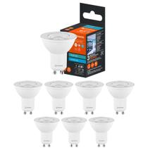 8 Lâmpadas Par16 Ledvance 4w6500k Luz Fria Biv 370lm Gu10