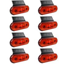 8 Lanterna Lateral Caminhão Carreta Facchini LED AM +Suporte 8 Lanterna Lateral Caminhão Carreta Facchini LED AM +Suporte
