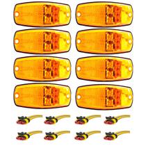 8 Lanterna Lateral para Ônibus Marcopolo G7 5 LED BIVOLT +Conector 8 Lanterna Lateral para Ônibus Marcopolo G7 5 LED BIVOLT +Conector