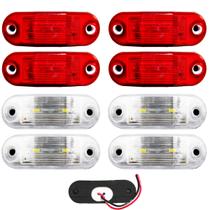 8 Lanterna Teto Ônibus Caminhão Baú Van 2 LED BIVOLT +Chicote 8 Lanterna Teto Ônibus Caminhão Baú Van 2 LED BIVOLT +Chicote