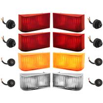 8 Lanterna Traseira para Ônibus Busscar + Soquetes