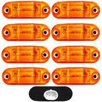 8 Lanterna Vigia Placa para Ônibus Caminhão 2 LED BIVOLT AM