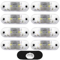 8 Lanterna Vigia Placa para Ônibus Caminhão 2 LED BIVOLT CR 8 Lanterna Vigia Placa para Ônibus Caminhão 2 LED BIVOLT CR