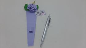 8 Lembrancinhas Presente Feliz dia dos Professores Card Flor Lilás