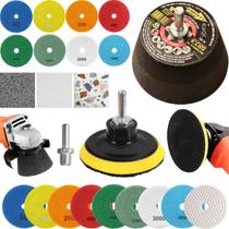 8 Lixas Grão 4 Pol. 100Mm Diamantada + 1 Rebolo Cônico 45 8 Lixas Grão 4 Pol. 100Mm Diamantada + 1 Rebolo Cônico 45