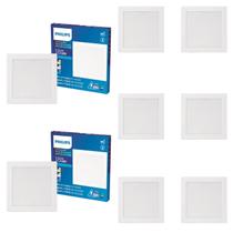 8 Luminária Led Plafon 18w Sobrepor Philips 4000k Bivolt 8 Luminária Led Plafon 18w Sobrepor Philips 4000k Bivolt