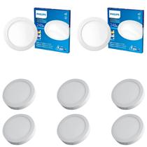 8 Luminária Plafon Led 24w Philips Sobrepor 6500k Bivolt 8 Luminária Plafon Led 24w Philips Sobrepor 6500k Bivolt