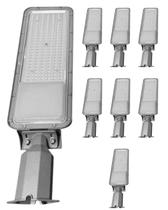 8 Luminárias Multiuso 100W Base NEMA 3 Pinos Cor da Luz 5000K Branco Frio Ourolux
