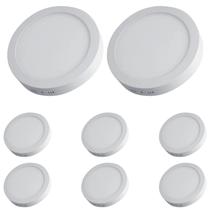 8 Luminárias Plafon Led 24w Philips 6500k Bivolt Embutir