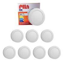 8 Luminárias Redonda Led Sobrepor Philips Pila 18w 3000k 210mm 8 Luminárias Redonda Led Sobrepor Philips Pila 18w 3000k 210mm