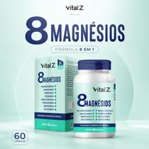 8 Magnésios Vital Z 60 Cápsulas Equilíbrio Muscular e Bem Estar 8 Magnésios Vital Z 60 Cápsulas Equilíbrio Muscular e Bem Estar