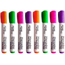 8 Marcadores Para Quadro Branco Pincel Piloto Kit Office