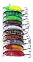 8 Micro Iscas Artificiais Crankbait 4,5 Cm Sortidas 8 Micro Iscas Artificiais Crankbait 4,5 Cm Sortidas