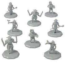 8 Mini Figuras de Goblin de Fantasia Pintáveis - Todos os Designs Únicos - 1 "Compatível com Dungeons and Dragons DND & Pathfinder e Todos os Jogos de Mesa RPG