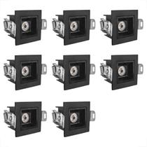 8 Mini Spot Dowlight Quadrado Led 3000k Embutido Bet54