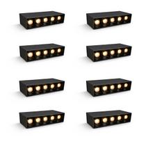 8 Mini Spot Preto Sobrepor Pontual Downlight Led 10W Luz07