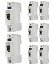 8 Minidisjuntor Unipolar 40 Amperes Curva C 3kA Siemens