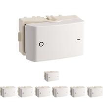 8 Módulo Interruptor Bipolar Simples Schneider Decor 25 A 250 V Branco