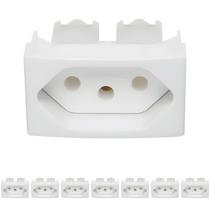 8 Módulo Tomada Branco Lunare 2p+t 250v 20a - Schneider