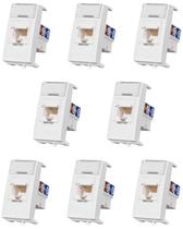 8 Módulo Tomada Informática Margirius RJ45 Cat5E Sleek